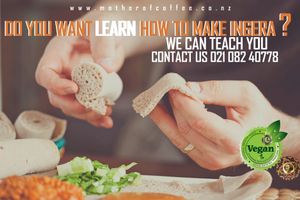 Keen to learn how to make Ethiopian foods  at Mother of Coffee in Wellington