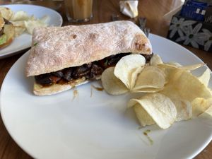 Fun Guy!  at Cafe Consulado in Asuncion