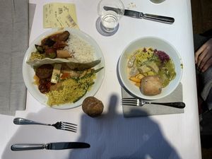 Main dishes at HILTL - Sihlstrasse in Zurich