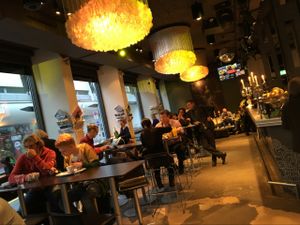 what an interior design...whow! at HILTL - Sihlstrasse in Zurich