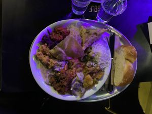 Christmas dinner outside   at HILTL - Sihlstrasse in Zurich