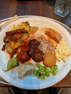 Second time I got food from the buffet. at HILTL - Sihlstrasse in Zurich