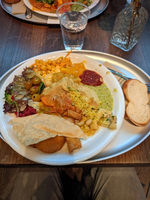 First time I got food from the buffet. at HILTL - Sihlstrasse in Zurich