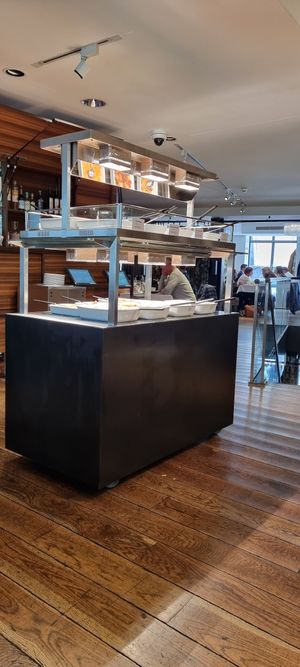 Un des buffets a l'étage at HILTL - Sihlstrasse in Zurich