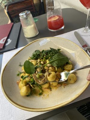 Gnocchi Safran-velouté  at HILTL - Sihlstrasse in Zurich