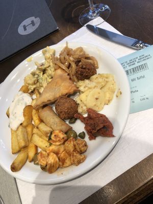 self service plate  at HILTL - Sihlstrasse in Zurich