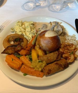 Buffet but seated upstairs  at HILTL - Sihlstrasse in Zurich