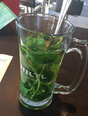Peppermint tea  at HILTL - Sihlstrasse in Zurich