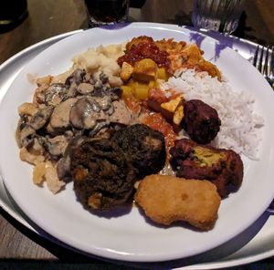 Variety from the buffet at HILTL - Sihlstrasse in Zurich