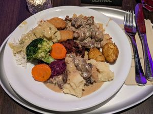 Variety from the buffet at HILTL - Sihlstrasse in Zurich