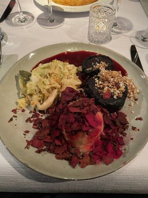 Beetroot steak  at HILTL - Sihlstrasse in Zurich