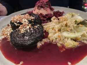 Beetroot steak  at HILTL - Sihlstrasse in Zurich