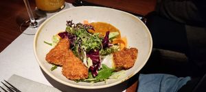 Crispy tofu salad at HILTL - Sihlstrasse in Zurich