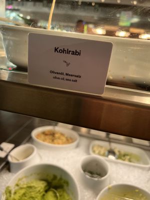 Clearly labeled vegan options  at HILTL - Sihlstrasse in Zurich