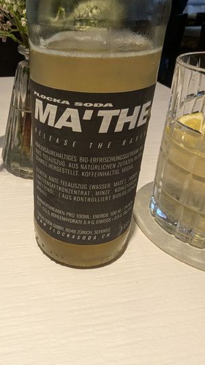 Ma'the soda at HILTL - Sihlstrasse in Zurich