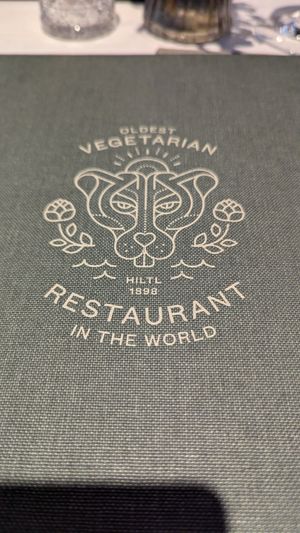 Menu cover at HILTL - Sihlstrasse in Zurich