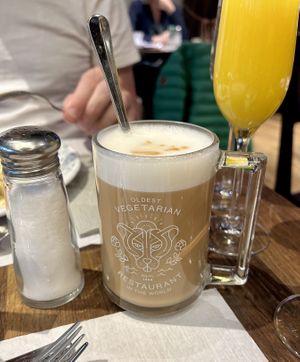 Cafe latte   at HILTL - Sihlstrasse in Zurich