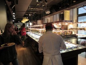 Massive buffet at HILTL - Sihlstrasse in Zurich