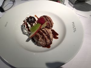 Shoggi mousse at HILTL - Sihlstrasse in Zurich