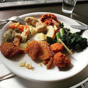 Amazing variety of vegan eats. at HILTL - Sihlstrasse in Zurich