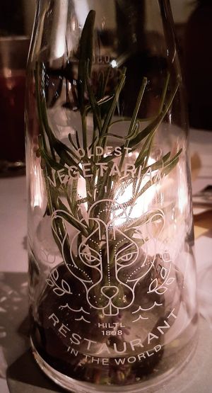 oldest vegetarian restaurant 🙏 at HILTL - Sihlstrasse in Zurich