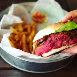 Vegan Burger at Base Bungalows  in Antalya
