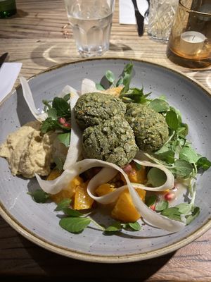 I think they called this the vegan protein bowel. It was absolutely delicious    at The Cromwell Cottage in Kislingbury