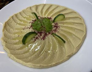 Delicious hummuss  at Rubin Mardini in Penang