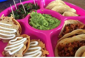 Combo at La Garnacheria Vegana in Cuernavaca