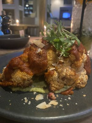 Roasted cauliflower  at The Leadstation in Manchester