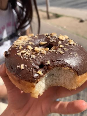 vegan donut at Abhay Charan in Santiago