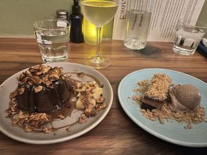 Two of the best desserts you will ever have.  at Firefly in San Francisco