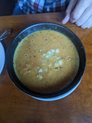 Lentil soup - very good at Firefly in San Francisco