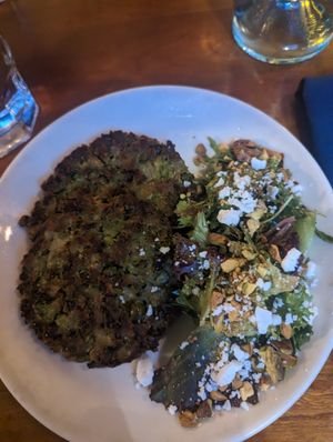 Pancakes - dry but good at Firefly in San Francisco