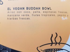 Powerfood, really good. at Cafe del Mundo in La Paz