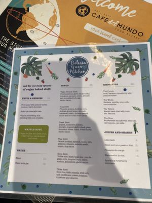   at Cafe del Mundo in La Paz