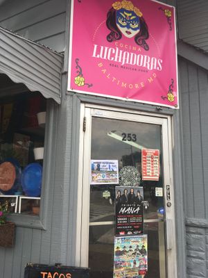 Exterior at Cocina Luchadoras in Baltimore