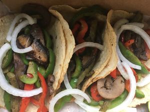 Mixed veggie tacos at Cocina Luchadoras in Baltimore