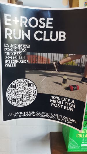 Run Club at E+ROSE Wellness Cafe - Gulch in Nashville