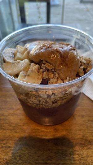 The Pro Bowl with no honey  at E+ROSE Wellness Cafe - Gulch in Nashville