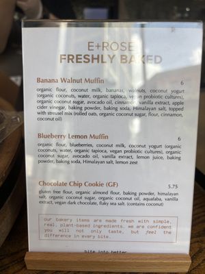 CC Cookie is not great 🫠 Get the cinnamon roll instead  at E+ROSE Wellness Cafe - Gulch in Nashville