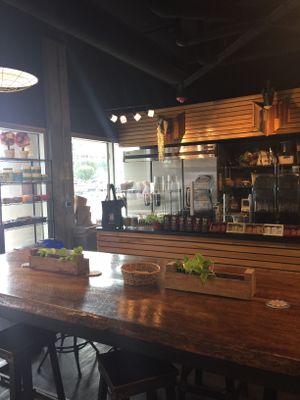 Nice feel to the place.  at E+ROSE Wellness Cafe - Gulch in Nashville