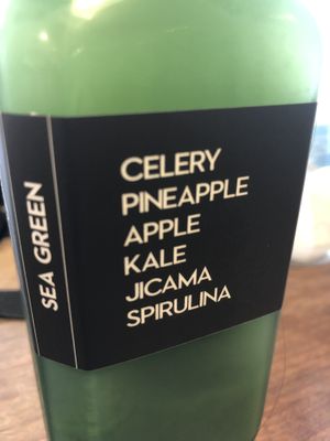 Fresh juice at E+ROSE Wellness Cafe - Gulch in Nashville