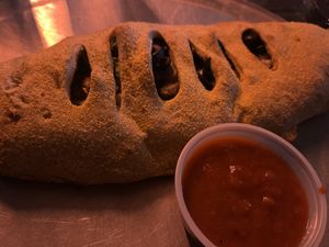 Vegan calzone  at Mellow Mushroom - Broadway in Nashville
