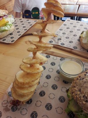 Fried potato at Vkusoteriya in Veliko Tarnovo