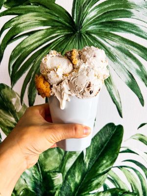 Cookie ice cream at Vegan a la Turca in Bodrum