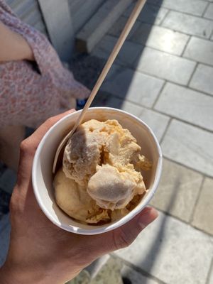 Pumpkin & walnut ice cream   at Vegan a la Turca in Bodrum