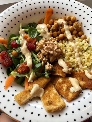 Everyday you may find different kinda Buddha bowls  at Vegan a la Turca in Bodrum