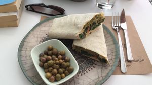 Falafel at Vegan a la Turca in Bodrum