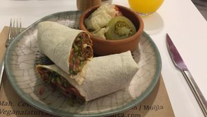 Vegan Dürüm at Vegan a la Turca in Bodrum